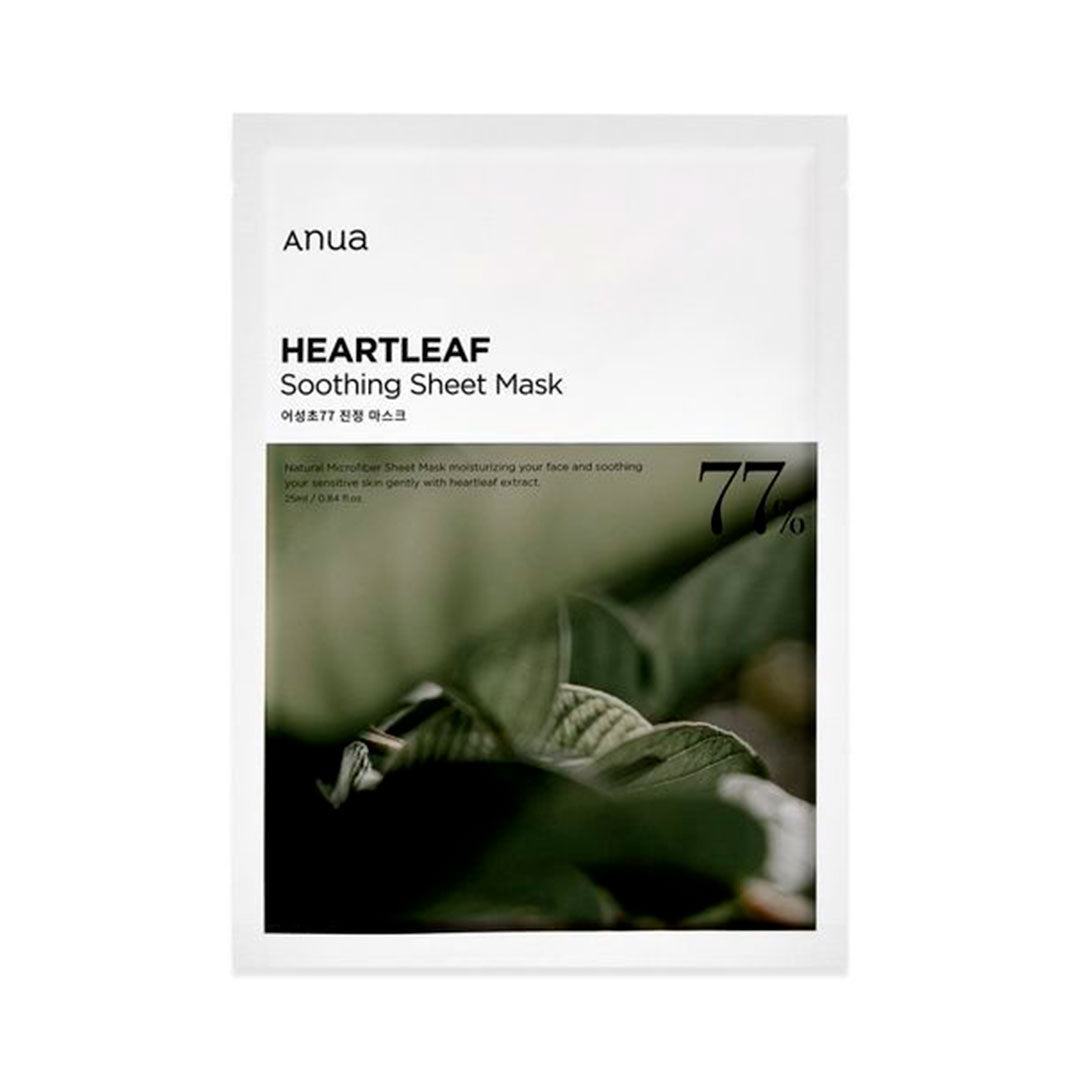 ANUA FORMULA RENOVADA HEARTLEAF 77% SOOTHING SHEET MASK (1 pz)