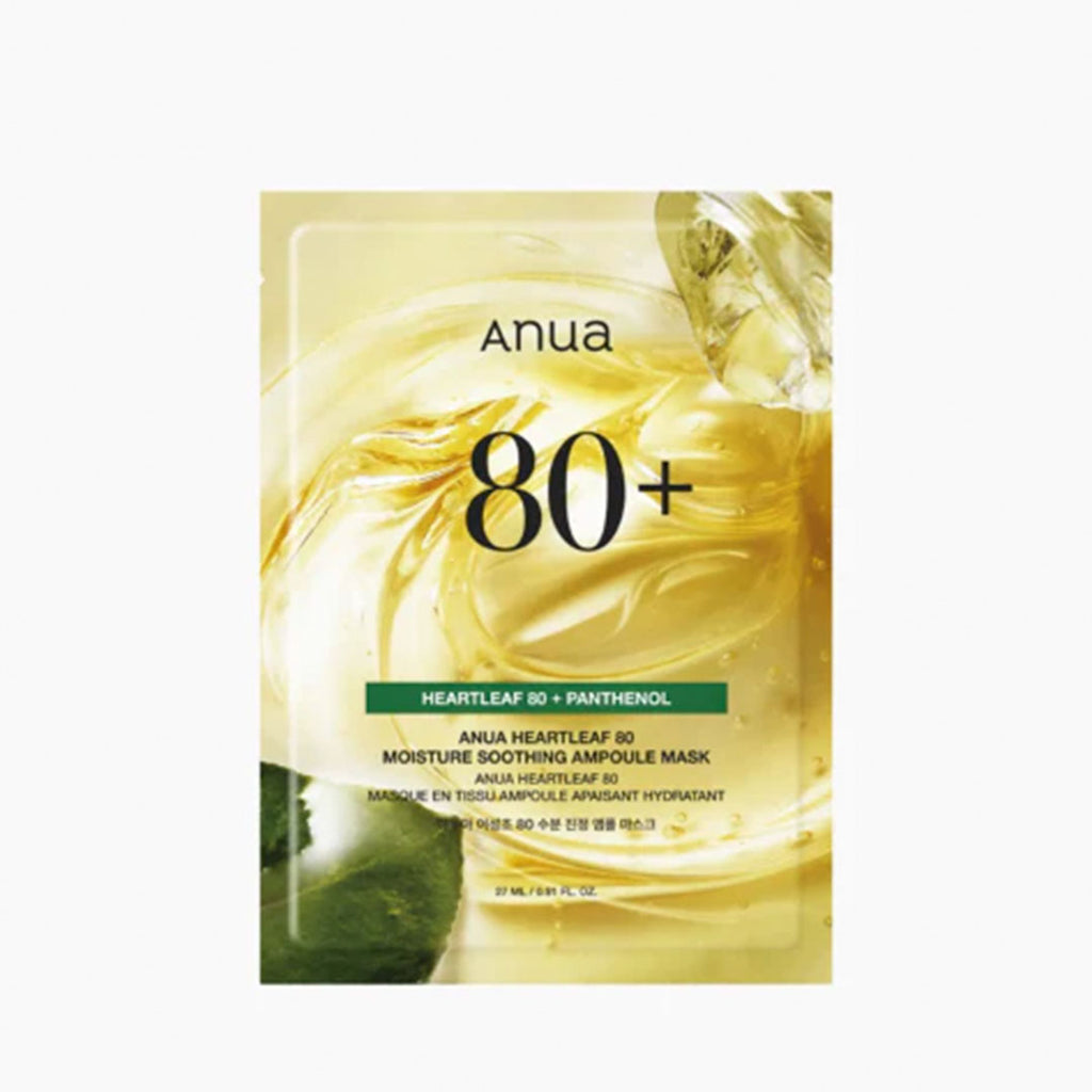 ANUA FORMULA RENOVADA HEARTLEAF 80 MOISTURE SOOTHING AMPOULE MASK (1 pz)