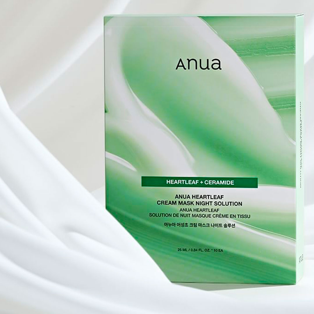 ANUA FORMULA RENOVADA HEARTLEAF CREAM SHEET MASK NIGHT SOLUTION (1 pz)