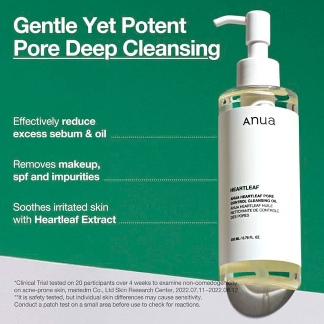 ANUA HEARTLEAF PORE CONTROL CLEANSING OIL 20ML
