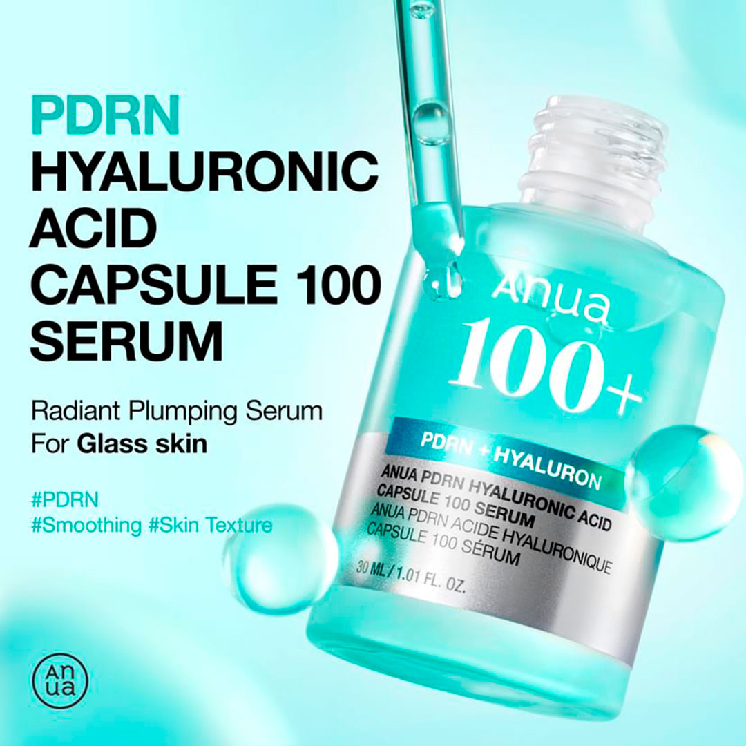 ANUA PDRN HYALURONIC ACID CAPSULE 100 SERUM (30 ml)