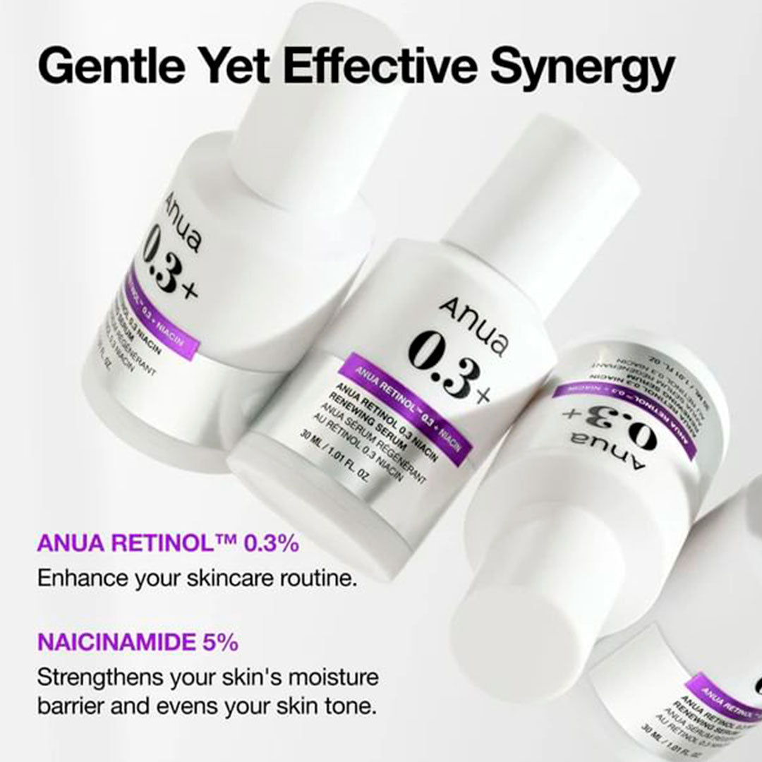 ANUA RETINOL 0.3 + NIACIN RENEWING SERUM (30 ml