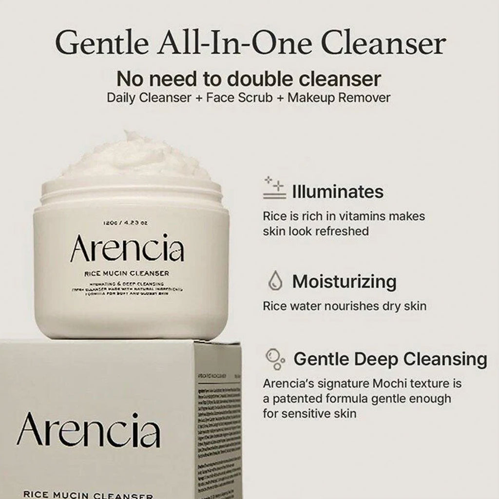 ARENCIA RICE MUNIC CLEANSER (120 g)