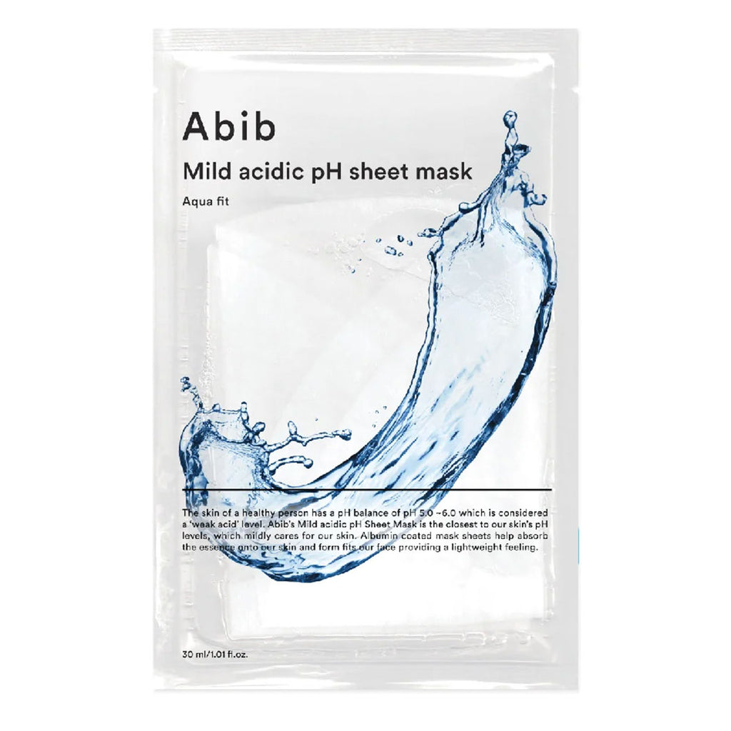 Abib MILD ACIDIC pH SHEET MASK AQUA FIT (1 pz)
