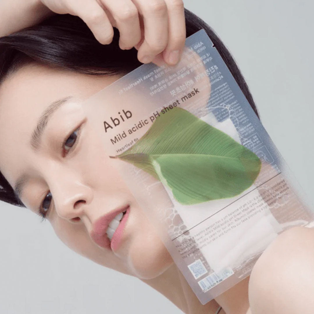 Abib MILD ACIDIC pH SHEET MASK HEARTLEAF (1 pz)