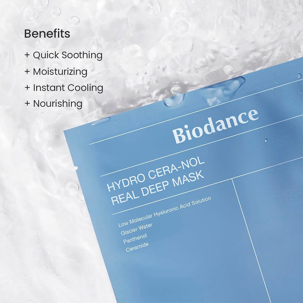 BIODANCE HYDRO CERA-NOL REAL DEEP MASK (4 PZ)