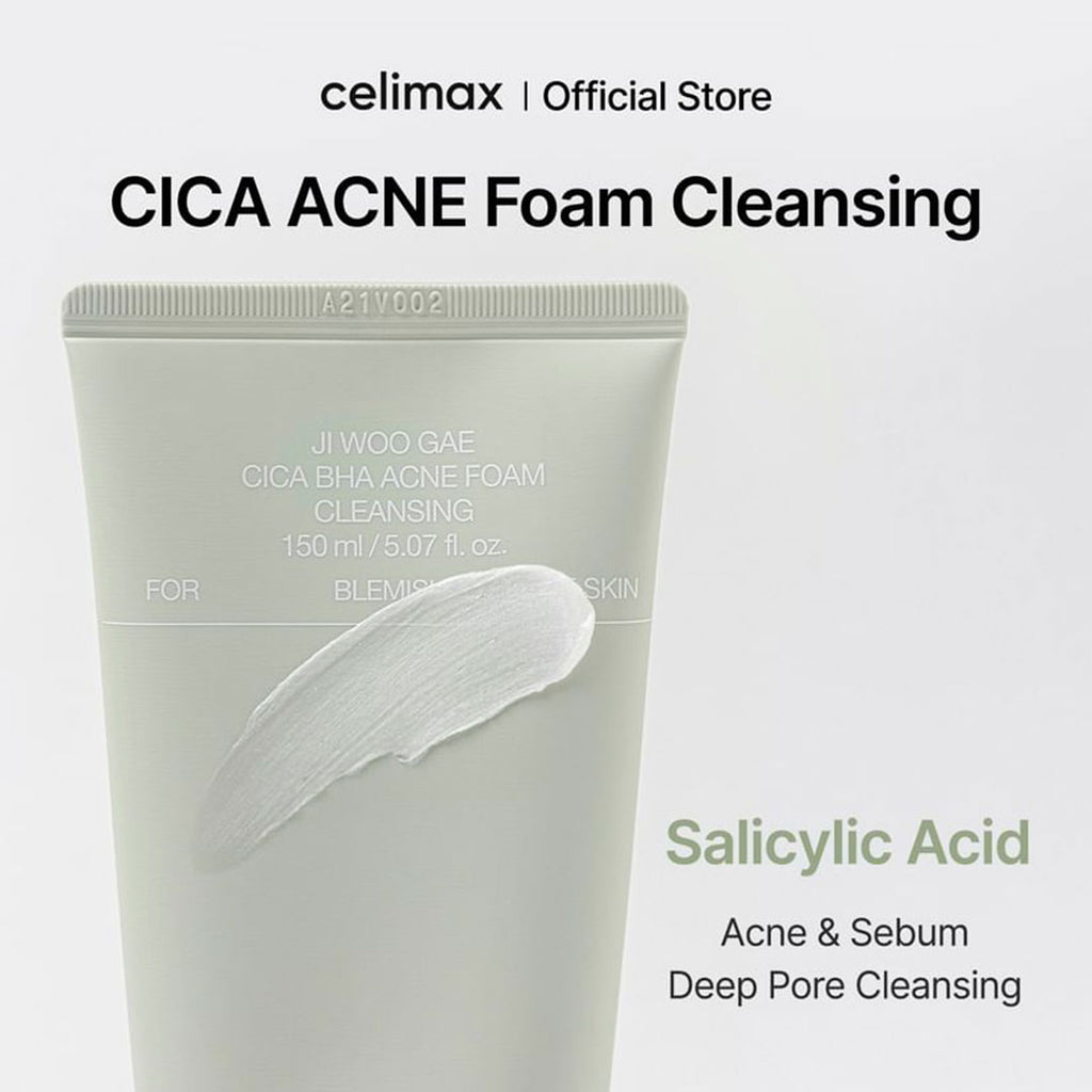 CELIMAX JI WOO GAE CICA BHAACNE FOAM CLEANSING (150 ml)