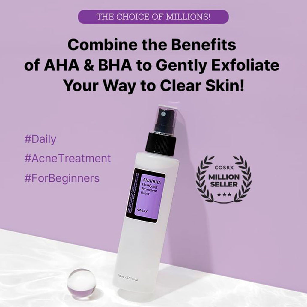 COSRX AHA/BHA CLARIFYING TREATMENT TONER (150 ml)