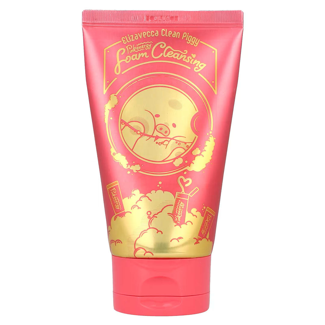 ELIZAVECCA CLEAN PIGGY PINK ENERGY FOAM CLEANSING (120ml)
