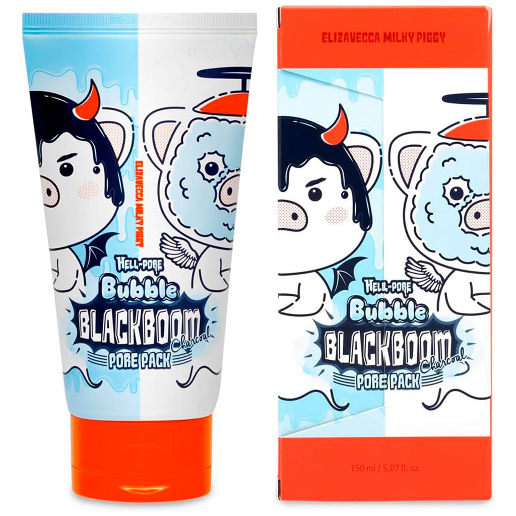 ELIZAVECCA HELL-PORE BUBBLE BLACK BOOM PORE PACK (150ml)