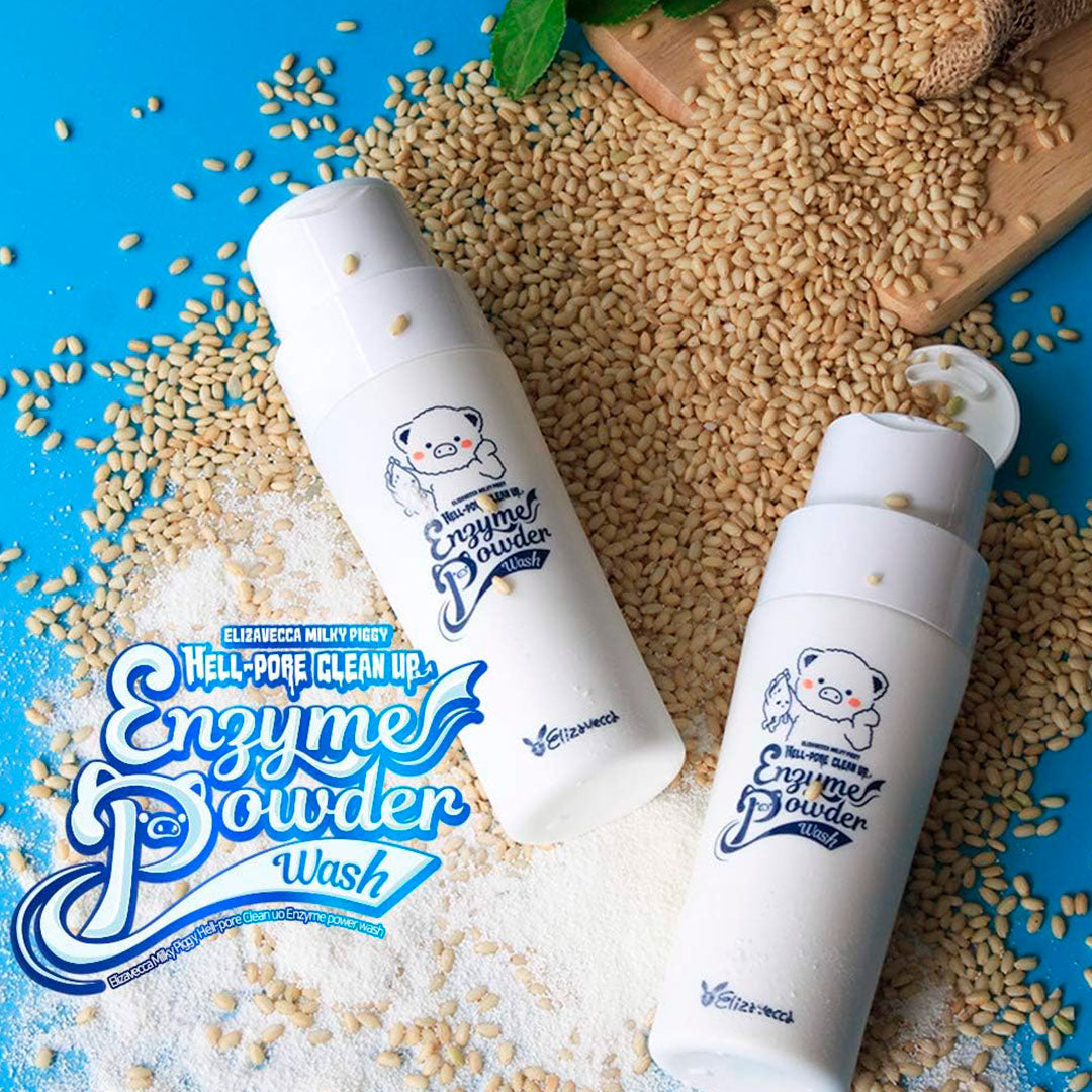 ELIZAVECCA MILKY PIGGY HELL-PORE CLEAN UP POWDER WASH (80ml)