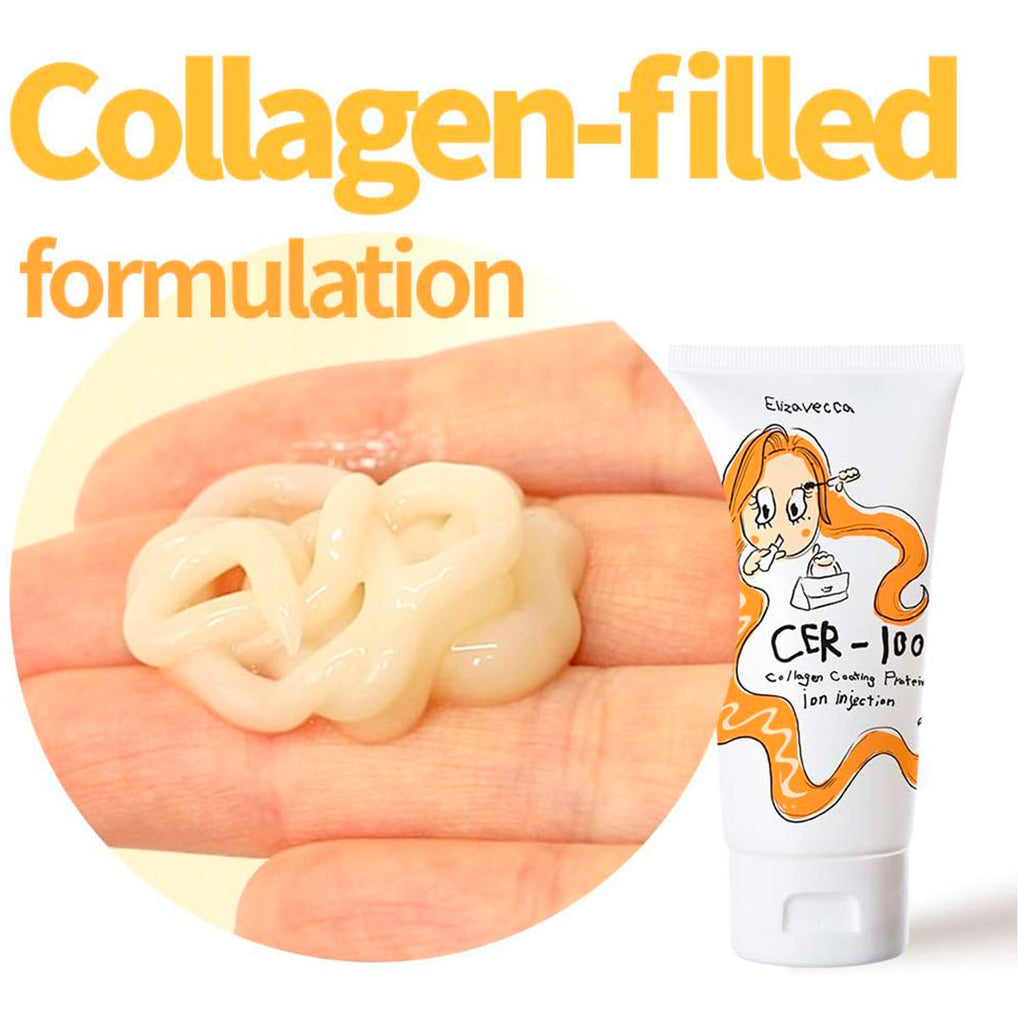 ELIZAVECCA (RENOVADO) MILKY COLLAGEN COATING PROTEIN ION INJECTION CER-100 (50ml)