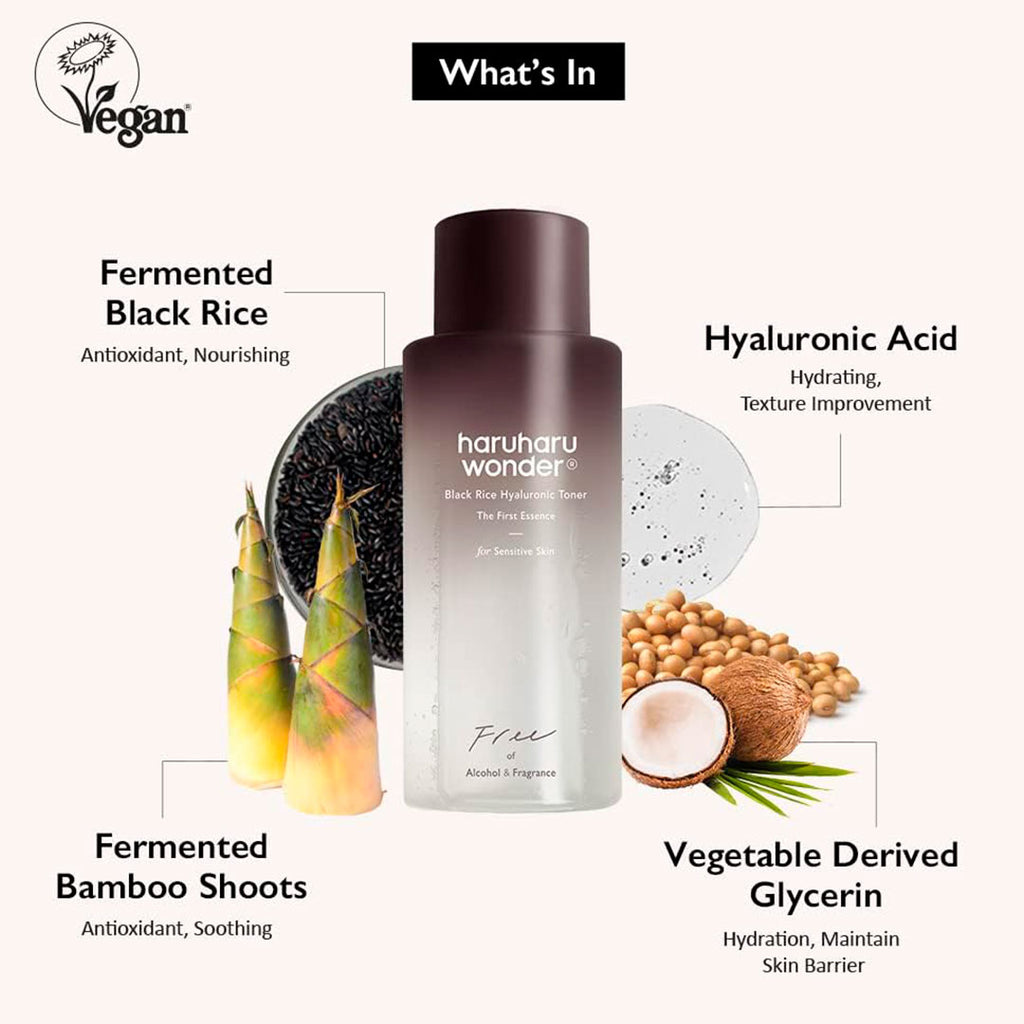 HARUHARU WONDER BLACK RICE HYALURONIC TONER (150 ml)