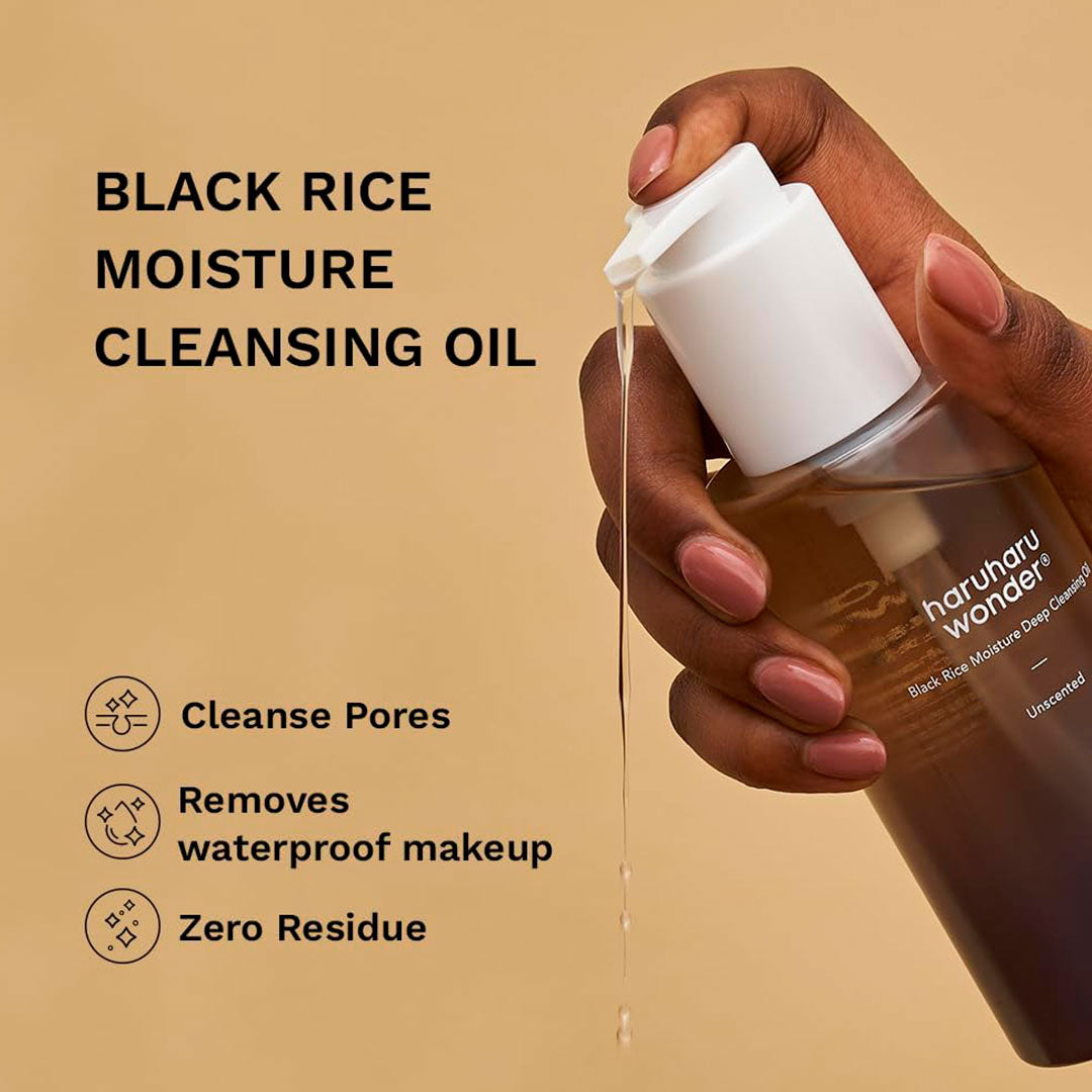 HARUHARU WONDER BLACK RICE MOISTURE CLEASING OIL (150 ml)