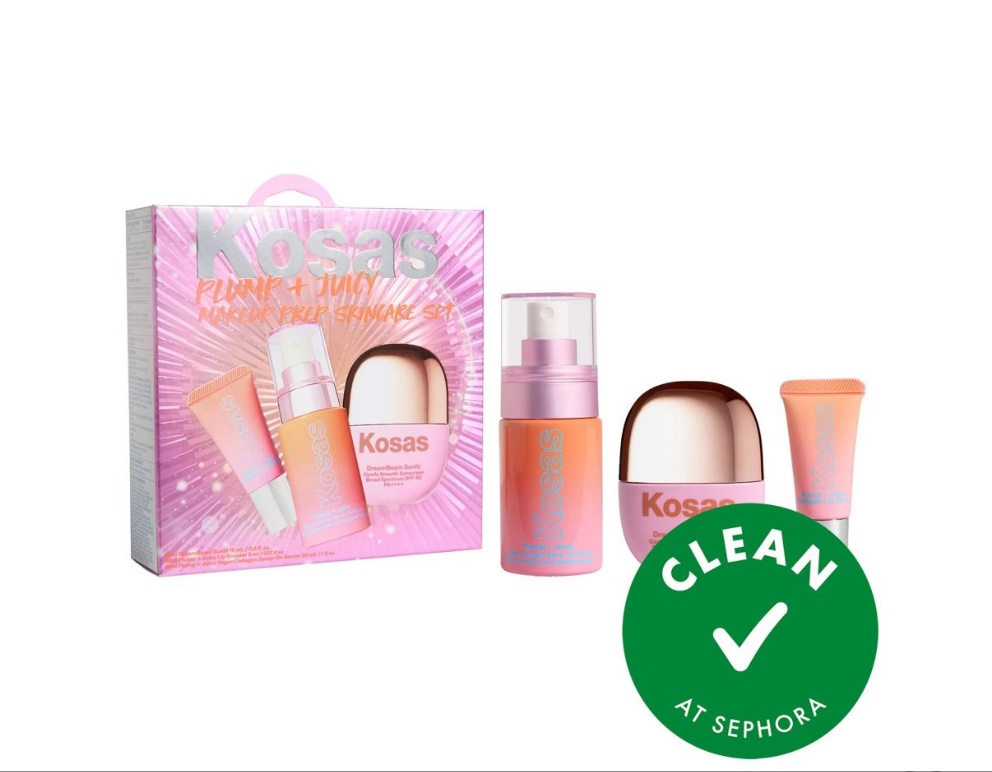 KOSAS PLUMP + JUICY MAKEUP PREP SKINCARE SET