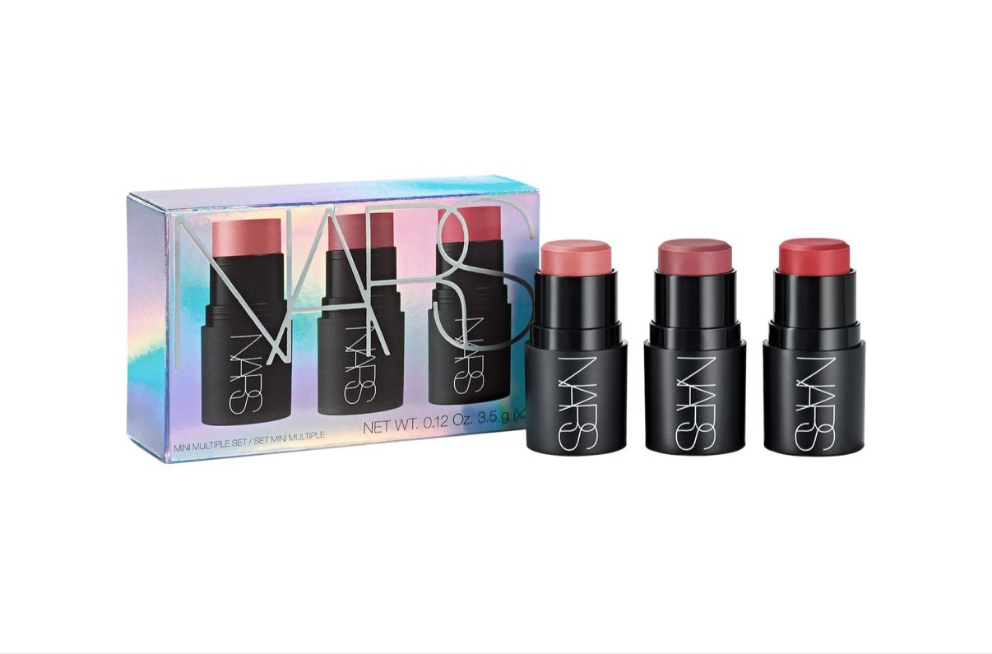 NARS MINI MULTIPLE SOFT BLUR BLUSH STICK SET FOR CHEEKS, EYES AND LIPS