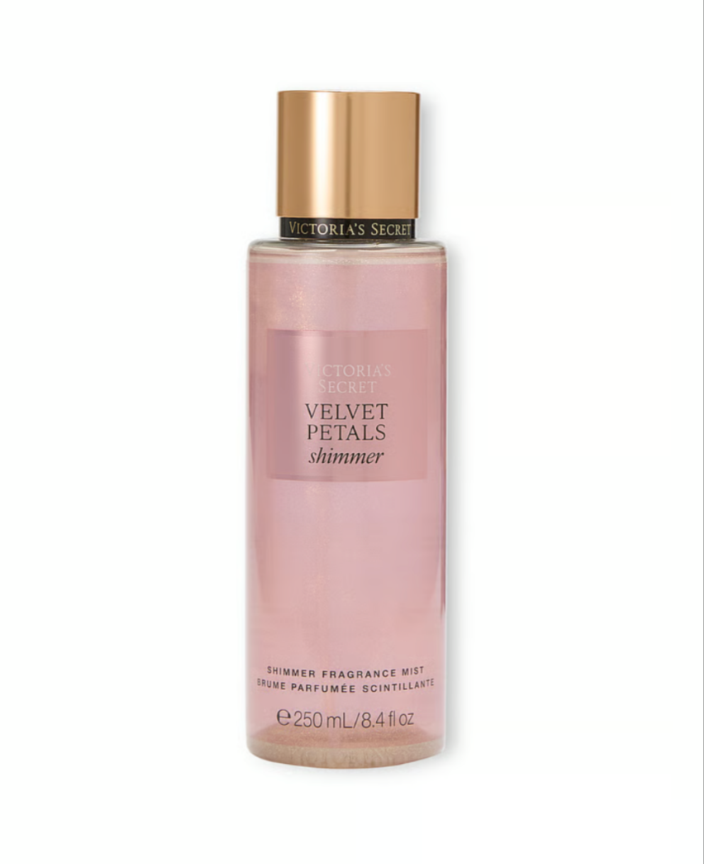Fragancia corporal
Bruma perfumada Velvet Petals Shimmer