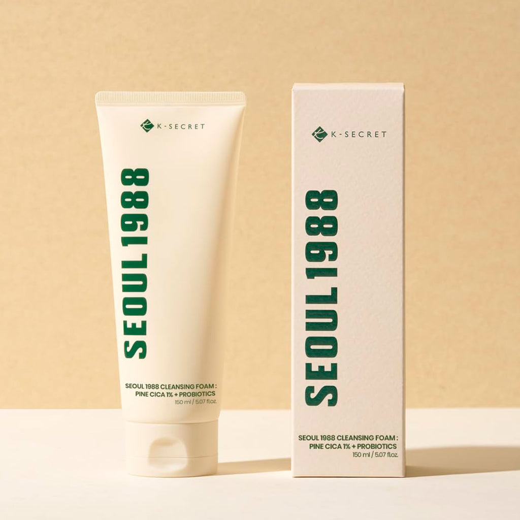 K-SECRET SEOUL 1988 CLEANSING FOAM : PINE CICA 1% + PROBIOTICS (150 ml)
