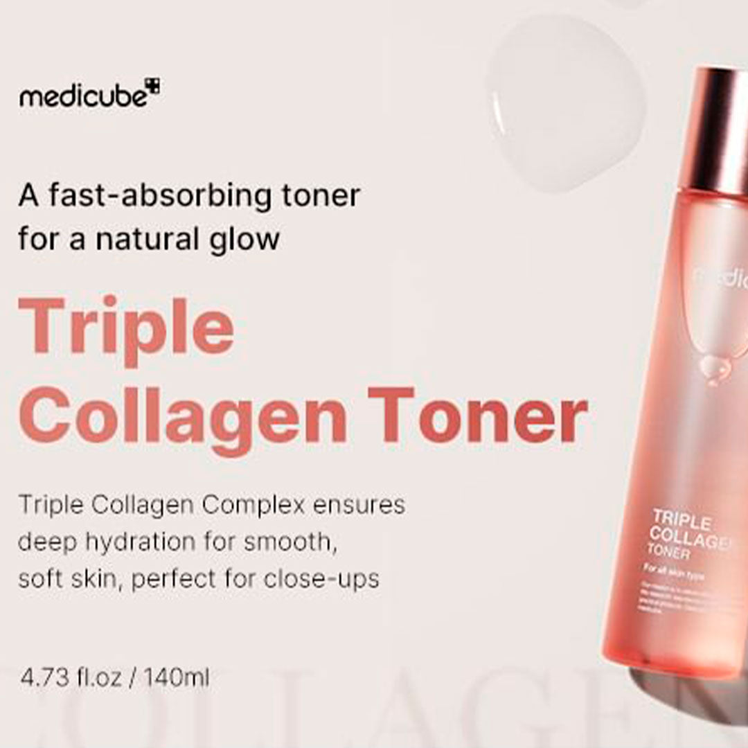 MEDICUBE FORMULA RENOVADA TRIPLE COLLAGEN TONER (140 ml)