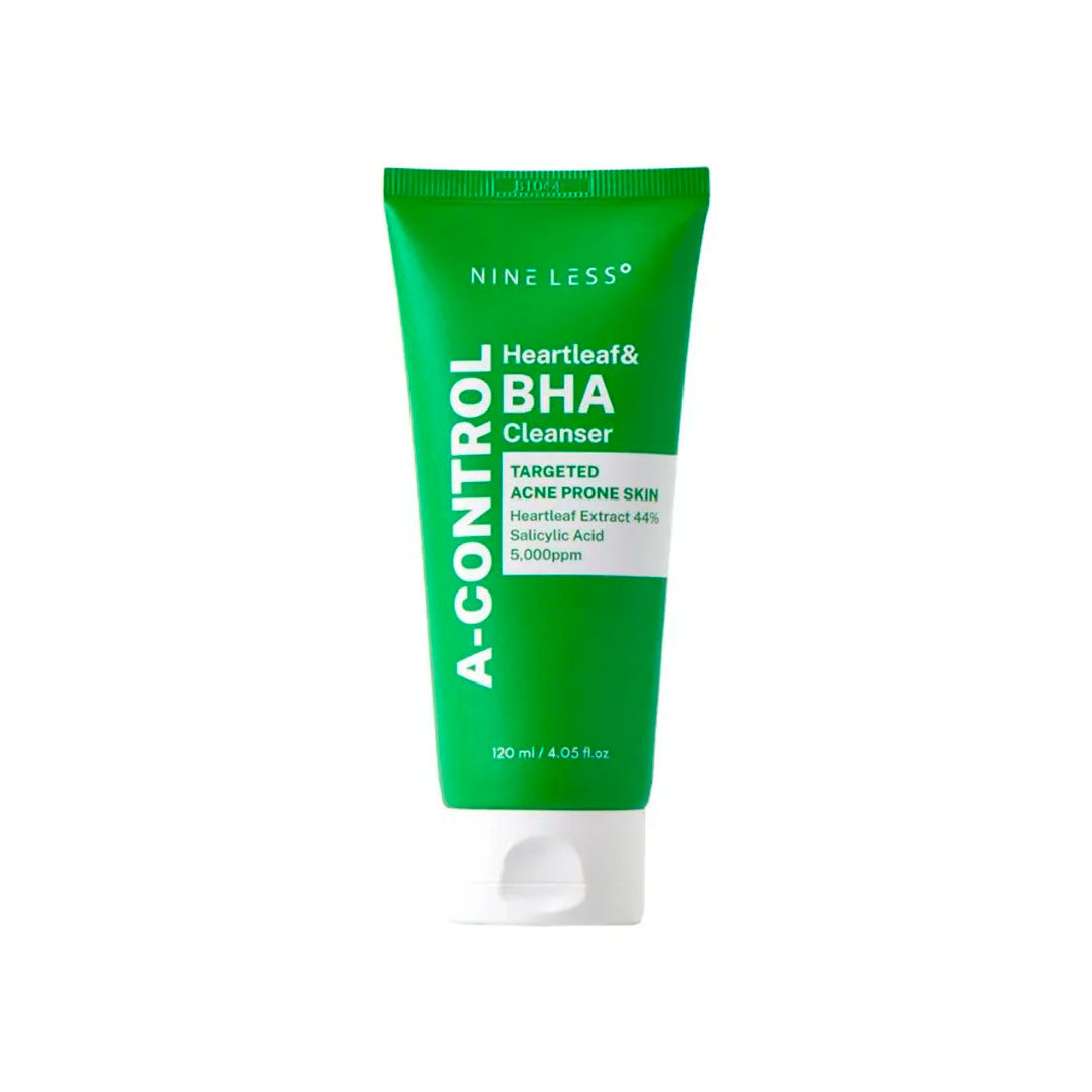 NINE LESS A-CONTROL HEARTLEAF & BHA CLEANSER (120 ml)