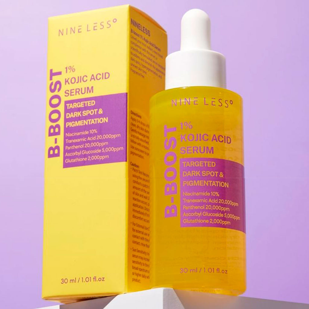 NINE LESS B-BOOST 1% KOJIC ACID SERUM (30 ml)