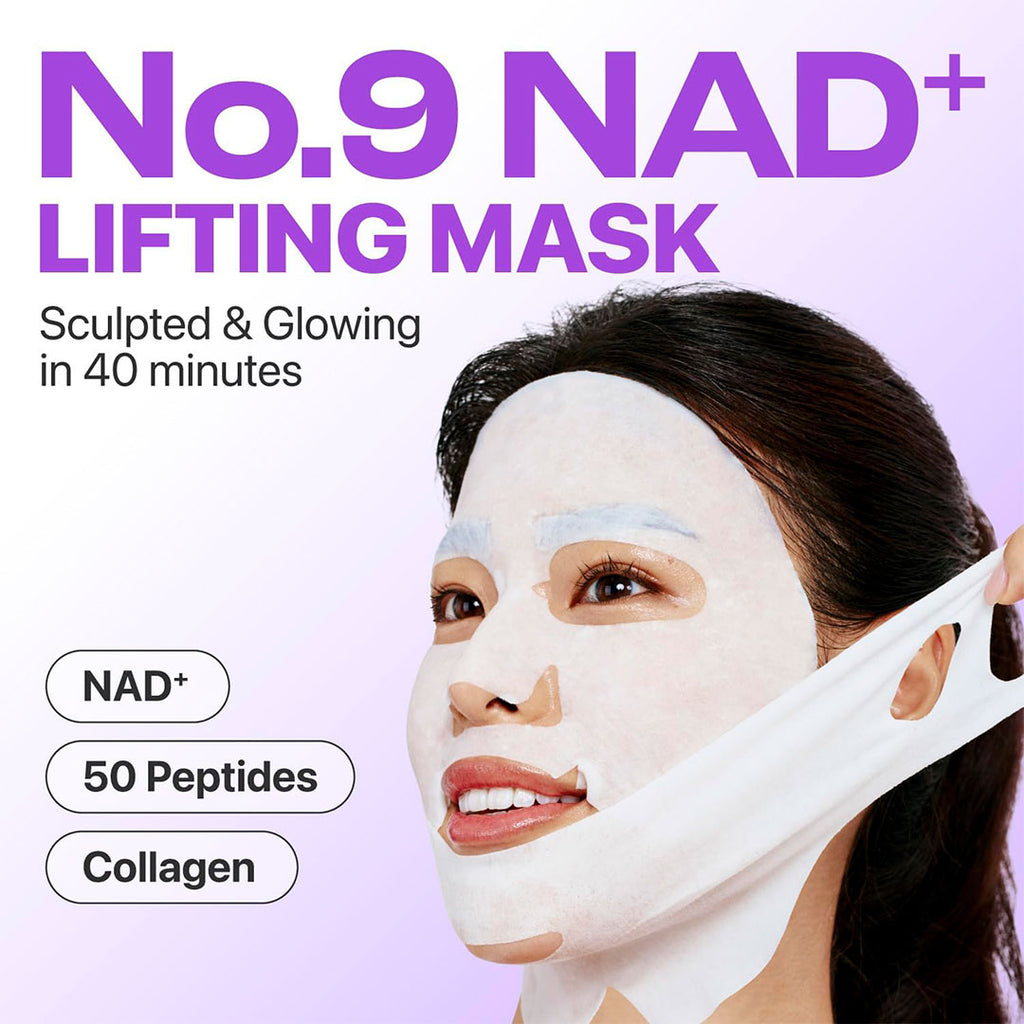 NUMBUZIN No. 9 NAD BIO LIFTING FULL COVER FACIAL MASK (4 PZ)