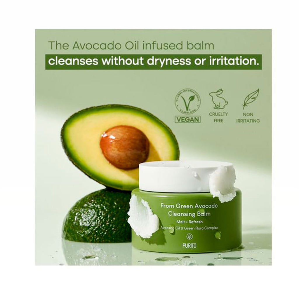 PURITO SEOUL GREEN AVOCADO CLEANSING BALM (100 ml)