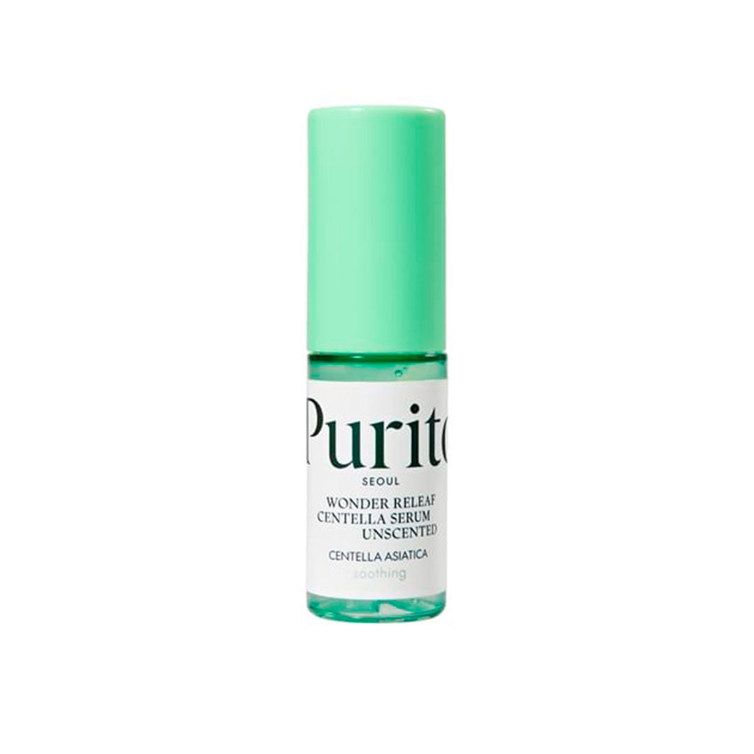 PURITO SEOUL WONDER RELEAF CENTELLA MINI KIT UNSCENTED (SERUM 15ml + TONER 30 ml + CREAM 15 ml)