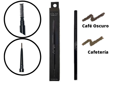 Lápiz Mecánico de Ceja con Peine Tonos: Café, Café Oscuro
